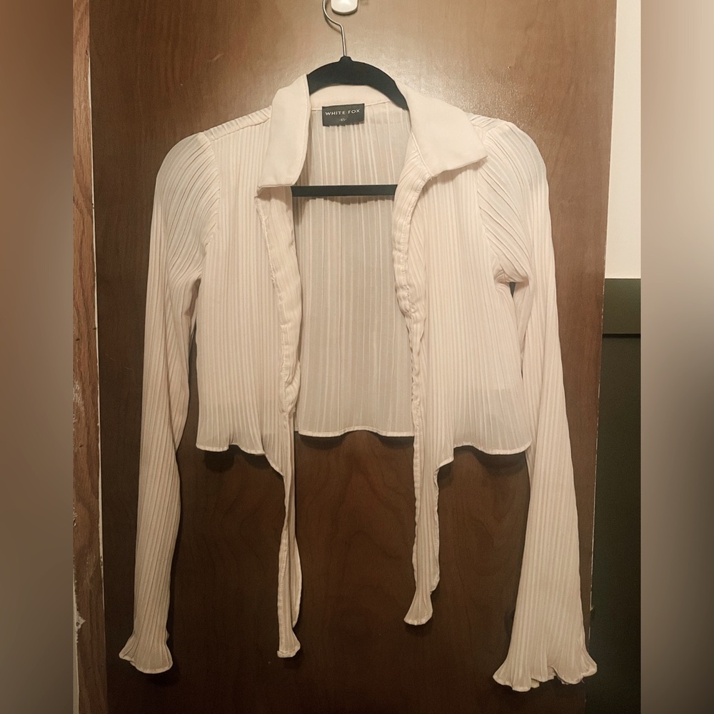 White Fox blouse XS